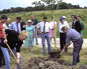 Baumpflanzung am 20.6.1999