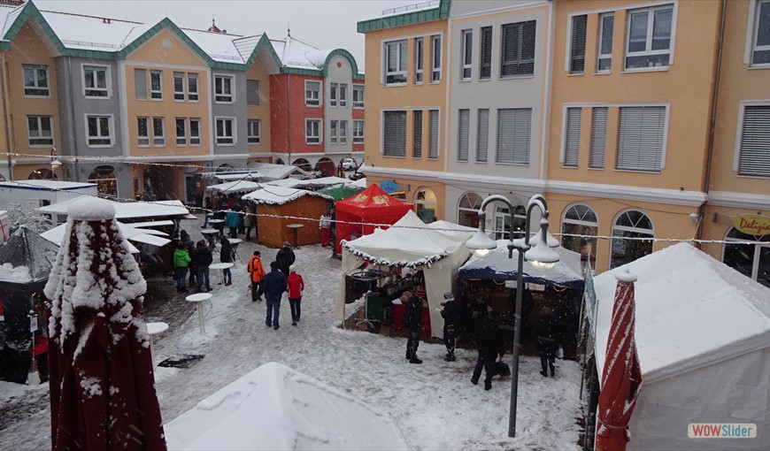 Atrium im Schnee